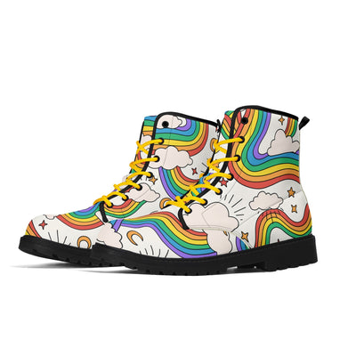 Rainbow Unisex Boots – Offbeat Sweetie