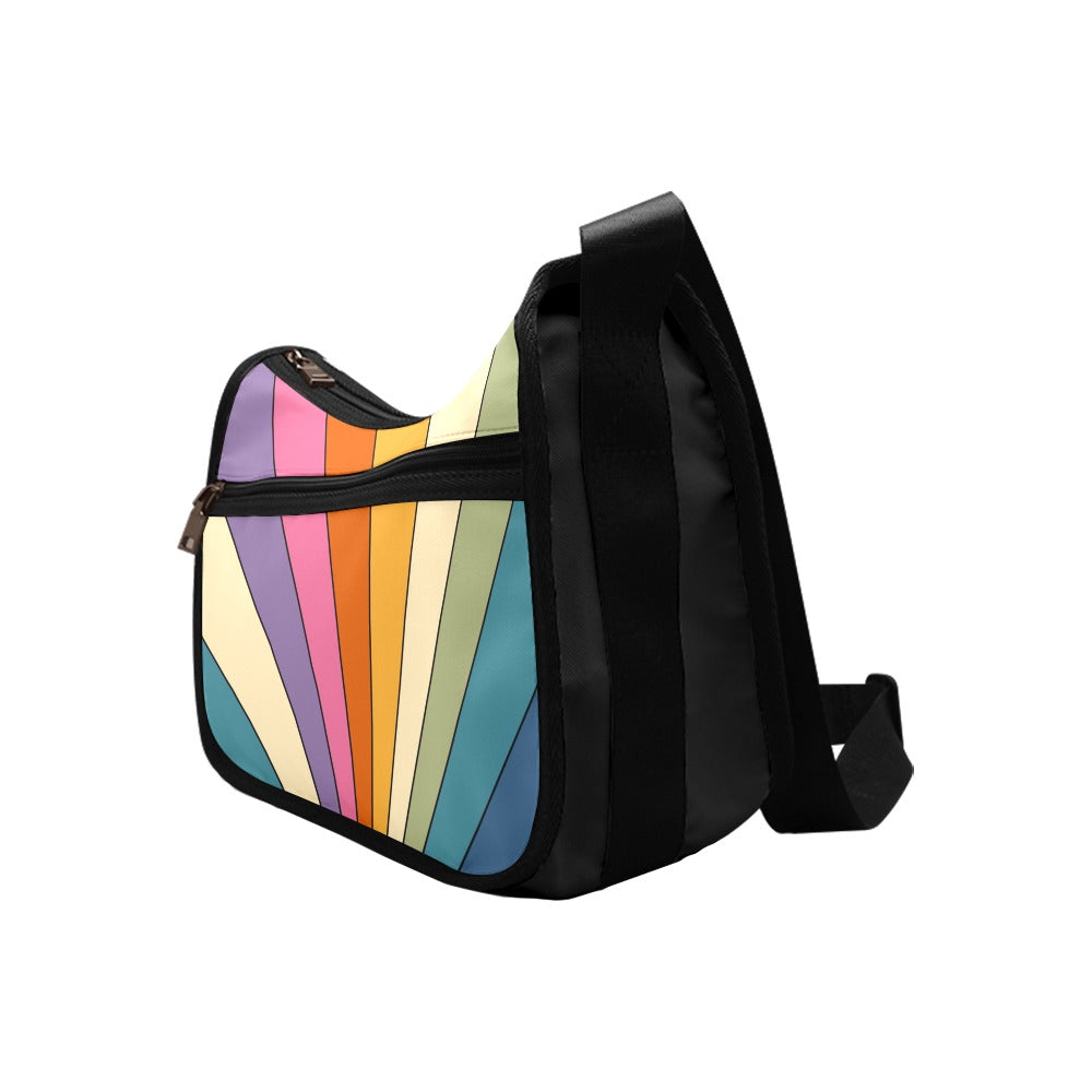 Retro Rainbow Crossbody Bag - Offbeat Sweetie