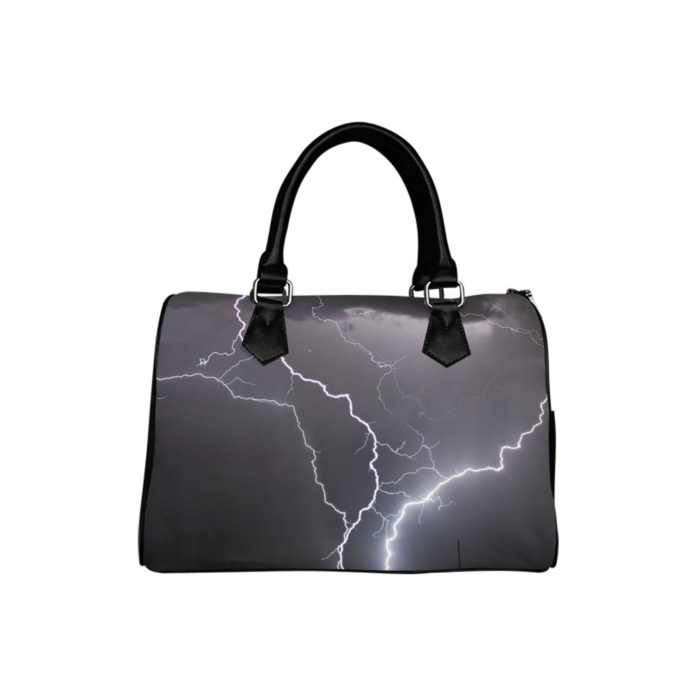 Lightning Crashes Boston Handbag - Offbeat Sweetie
