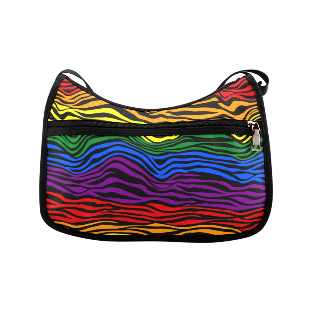 Rainbow Zebra Crossbody Bag - Offbeat Sweetie