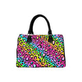 Rainbow Leopard Boston Handbag - Offbeat Sweetie