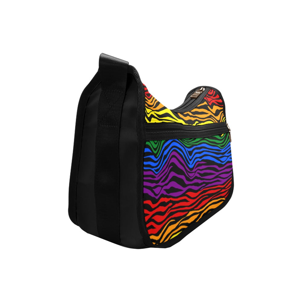 Rainbow Zebra Crossbody Bag - Offbeat Sweetie