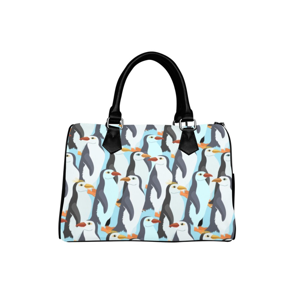 Penguin Party Boston Handbag - Offbeat Sweetie