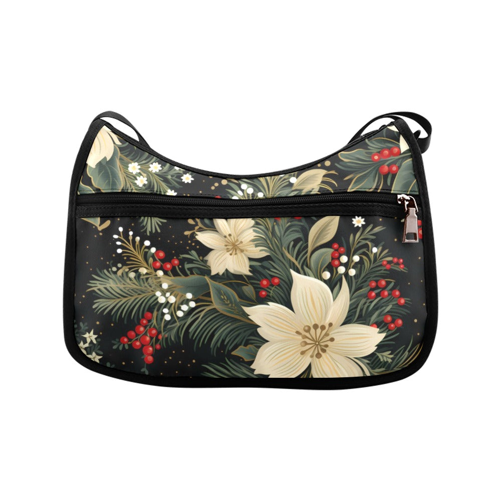 Christmas Flora Crossbody Bag - Offbeat Sweetie