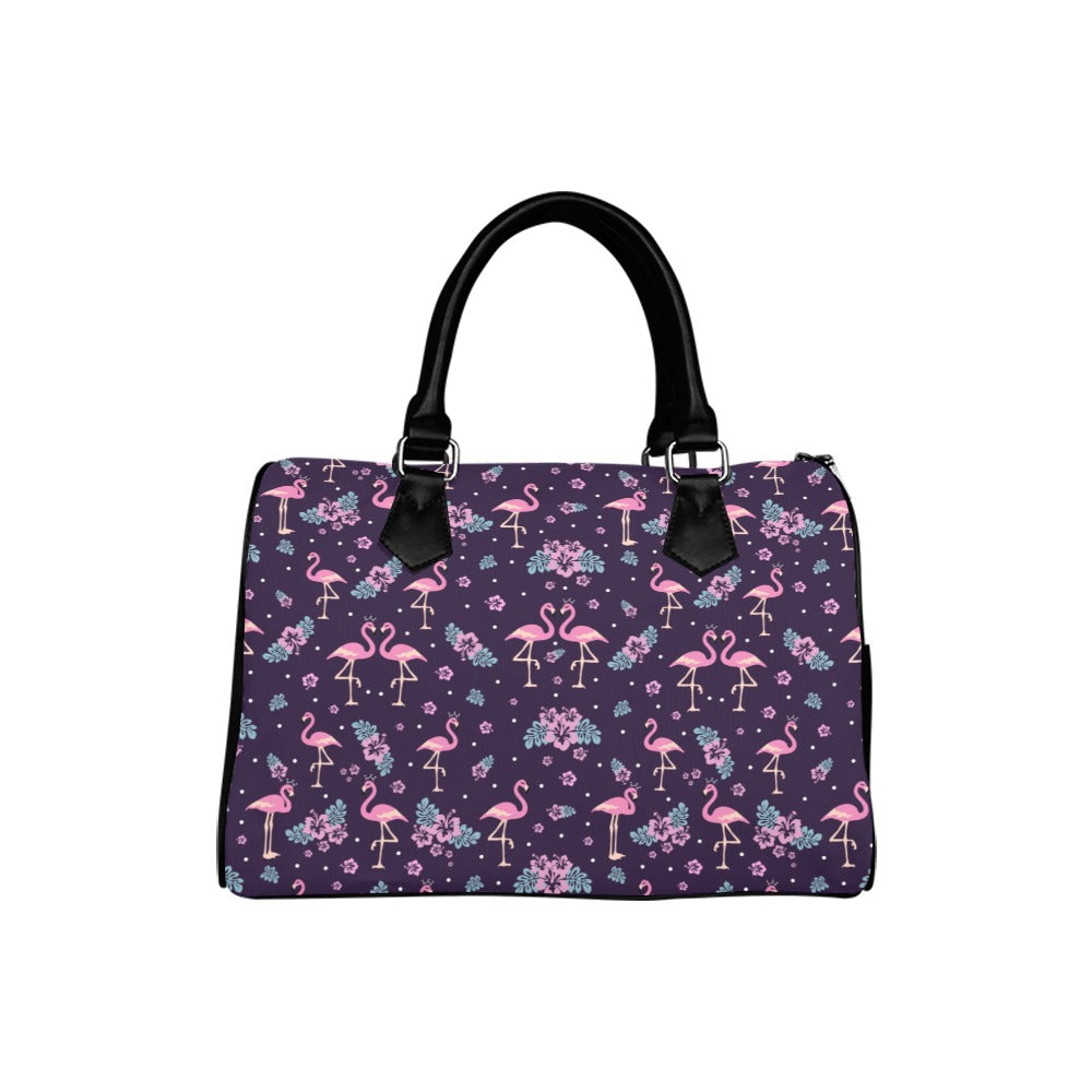 Flamingos Boston Handbag - Offbeat Sweetie
