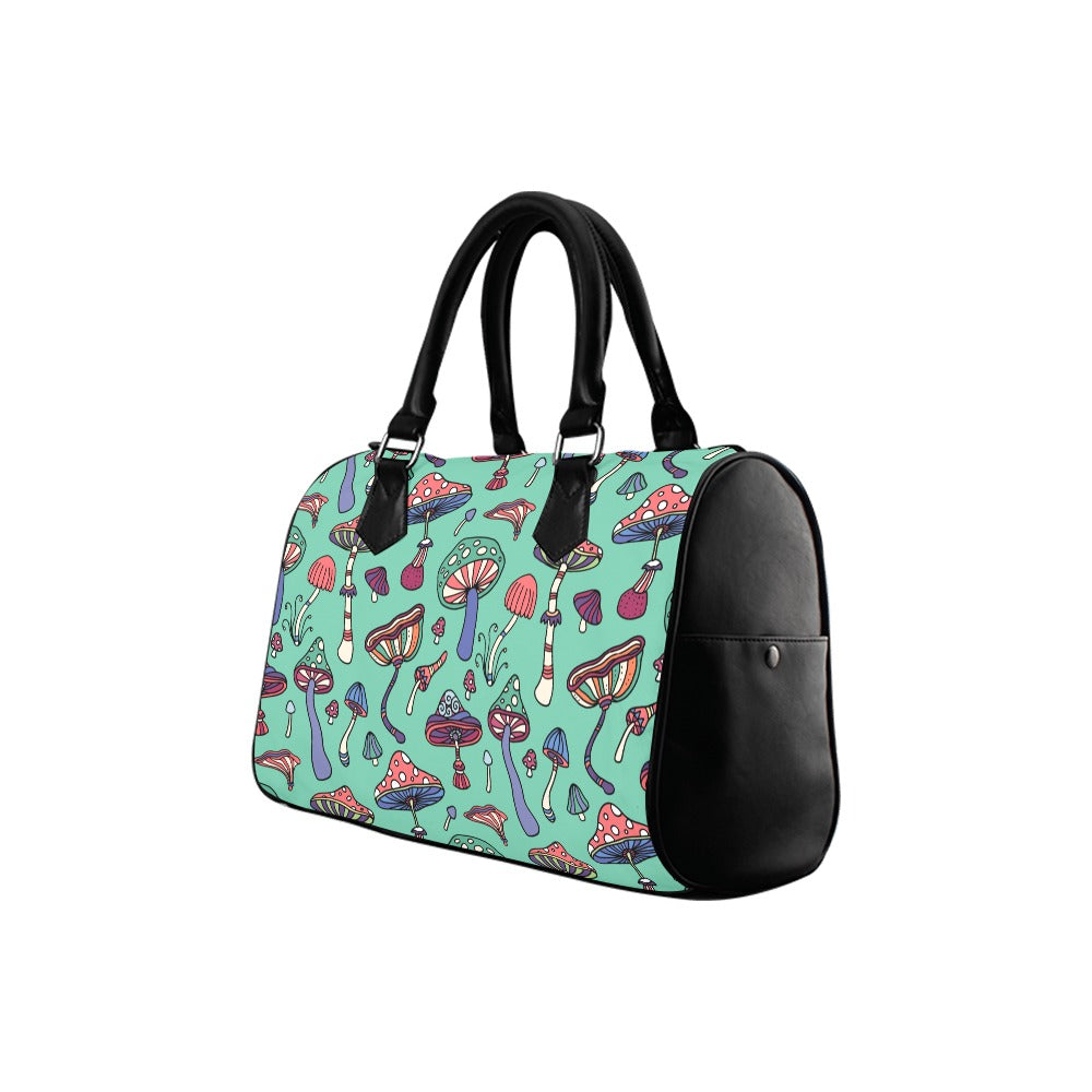 Mismatched Mushrooms Boston Handbag - Offbeat Sweetie