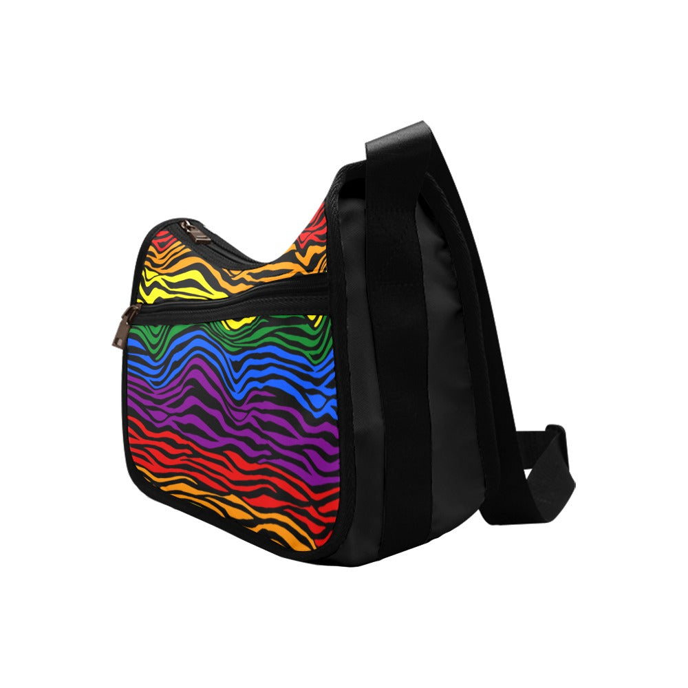 Rainbow Zebra Crossbody Bag - Offbeat Sweetie