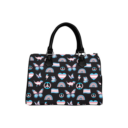 Trans Love Boston Handbag - Offbeat Sweetie