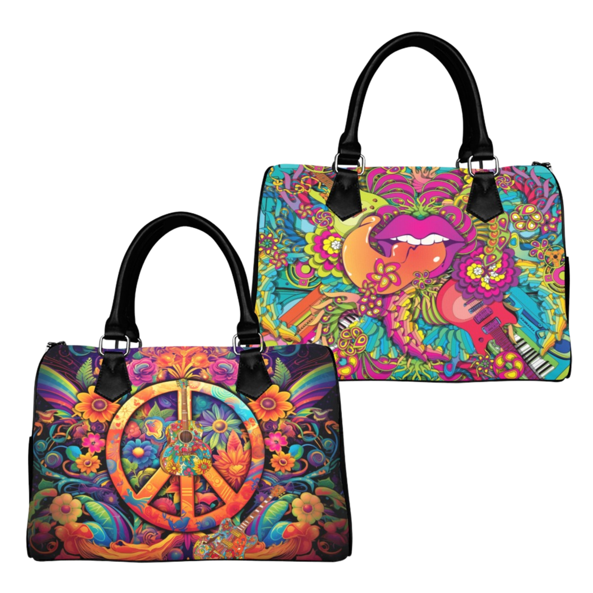 Summer Of Love Boston Handbag - Offbeat Sweetie