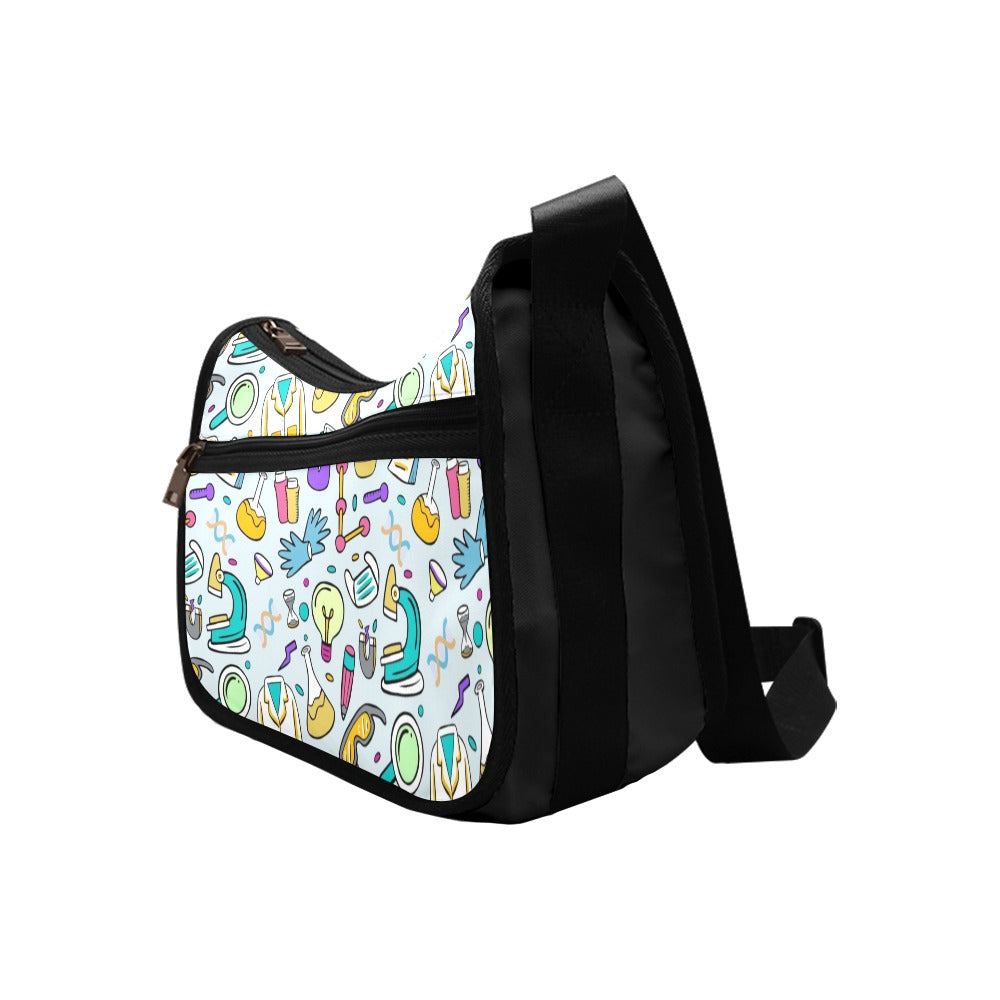STEM Blue Crossbody Bags