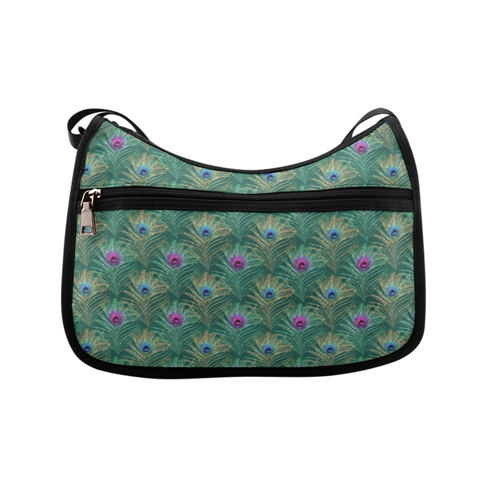 Peacock Feathers Crossbody Bag - Offbeat Sweetie