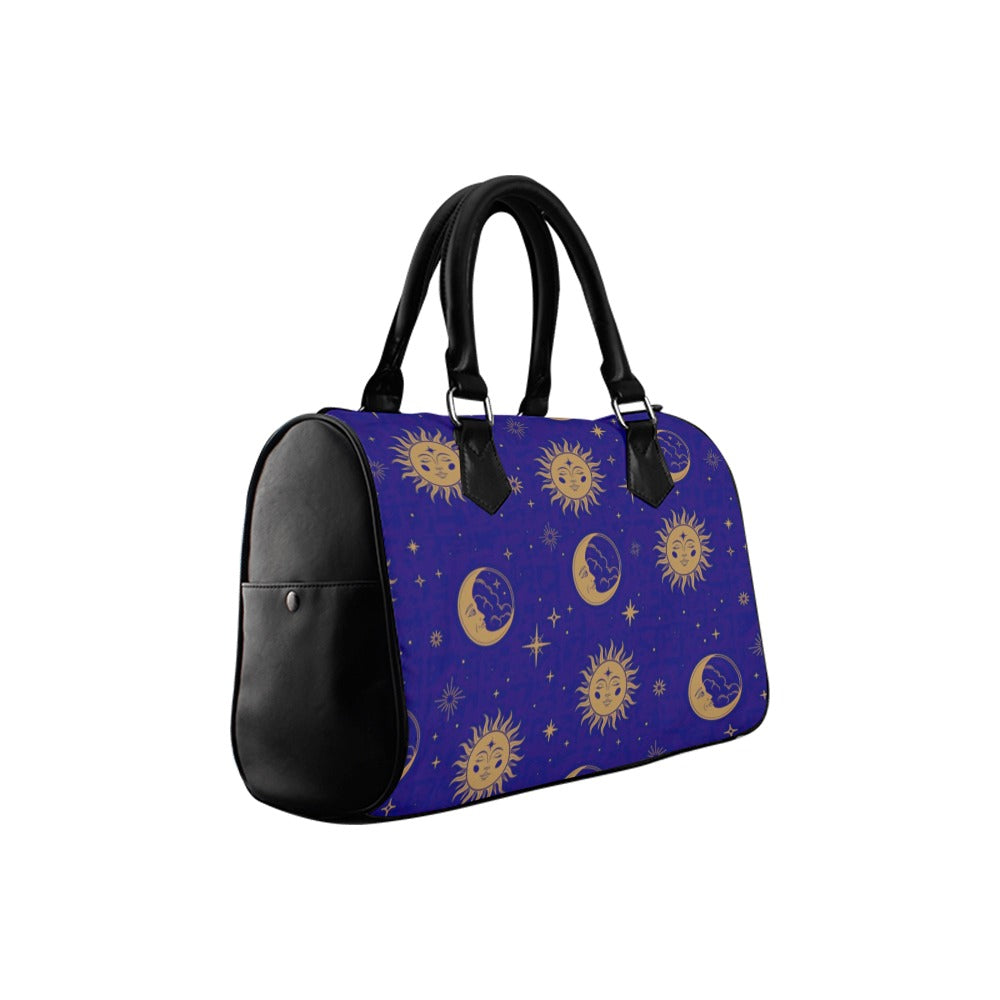 Sun Moon And Stars Boston Handbag