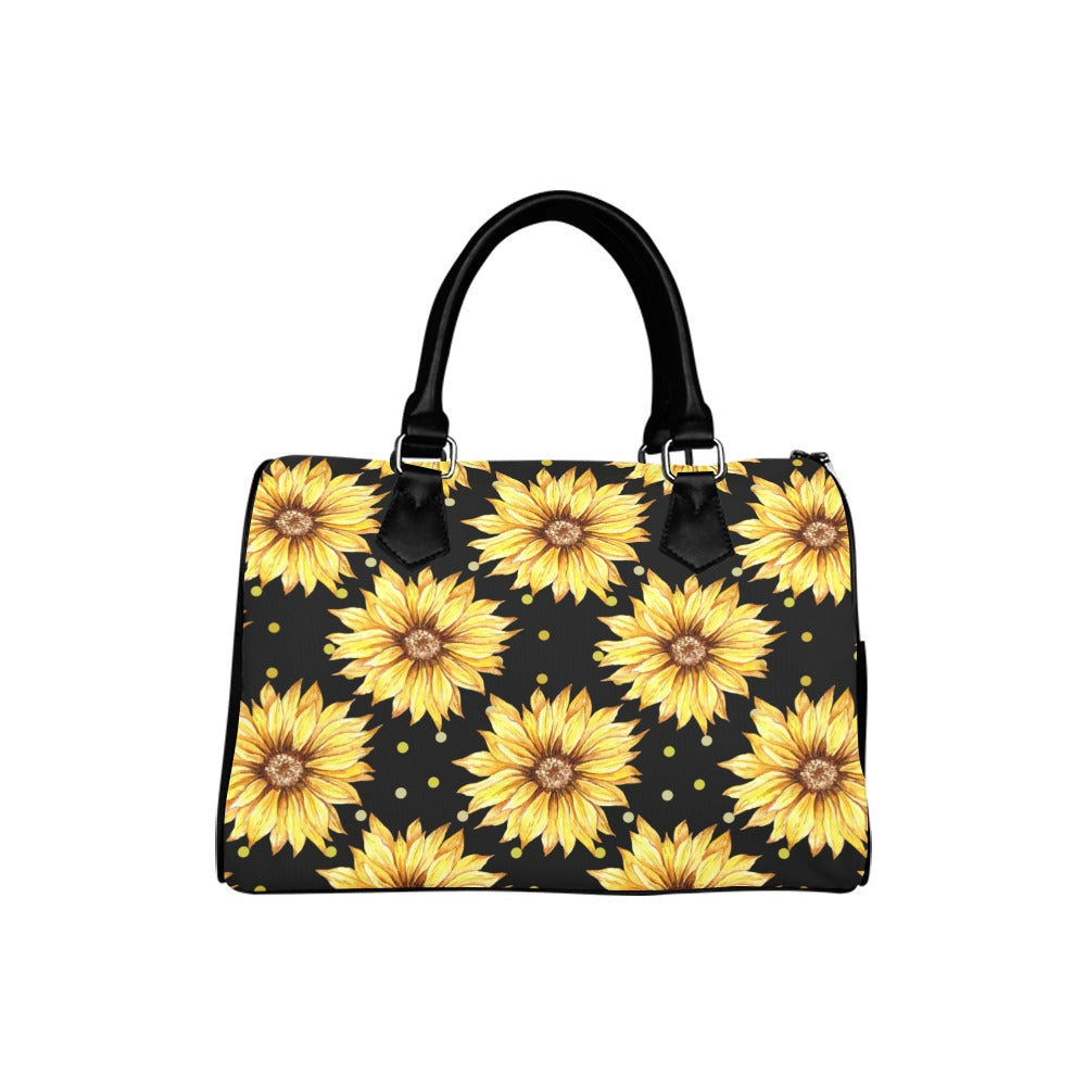 Sunflowers Boston Handbag - Offbeat Sweetie