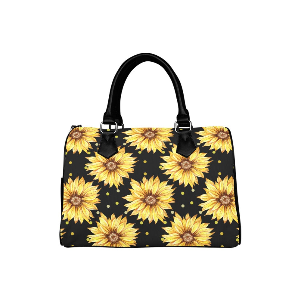 Sunflowers Boston Handbag - Offbeat Sweetie