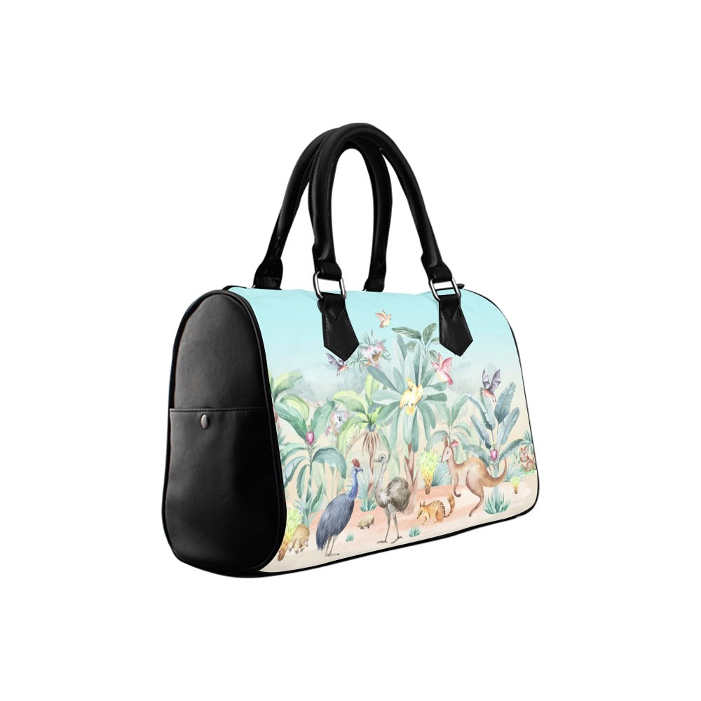 Land Down Under Boston Handbag - Offbeat Sweetie
