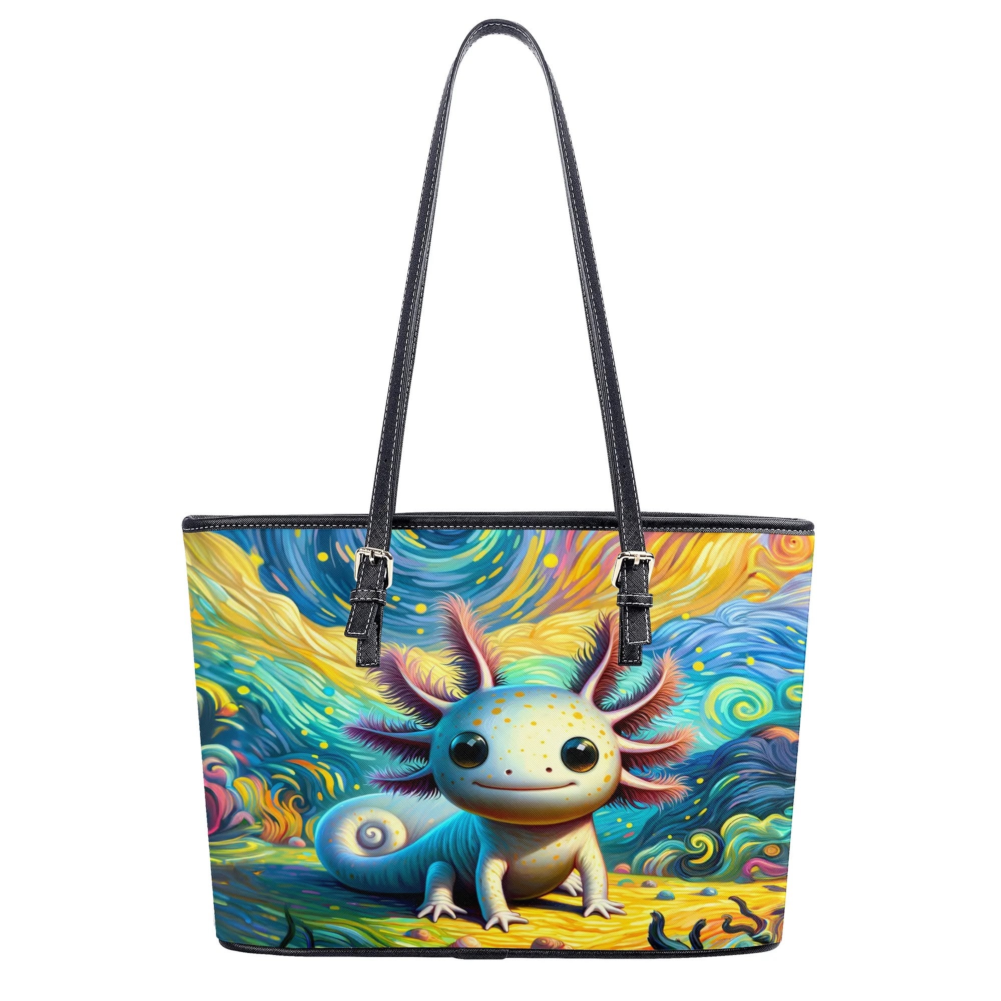 Adorable Axolotls Tote Bag - Offbeat Sweetie