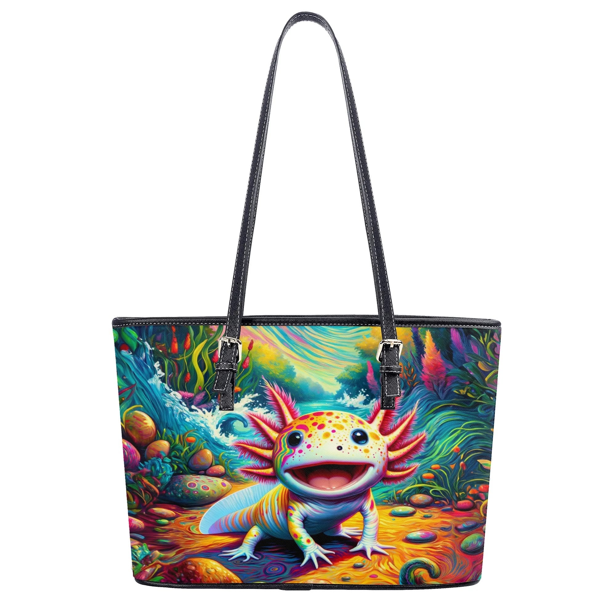 Adorable Axolotls Tote Bag - Offbeat Sweetie