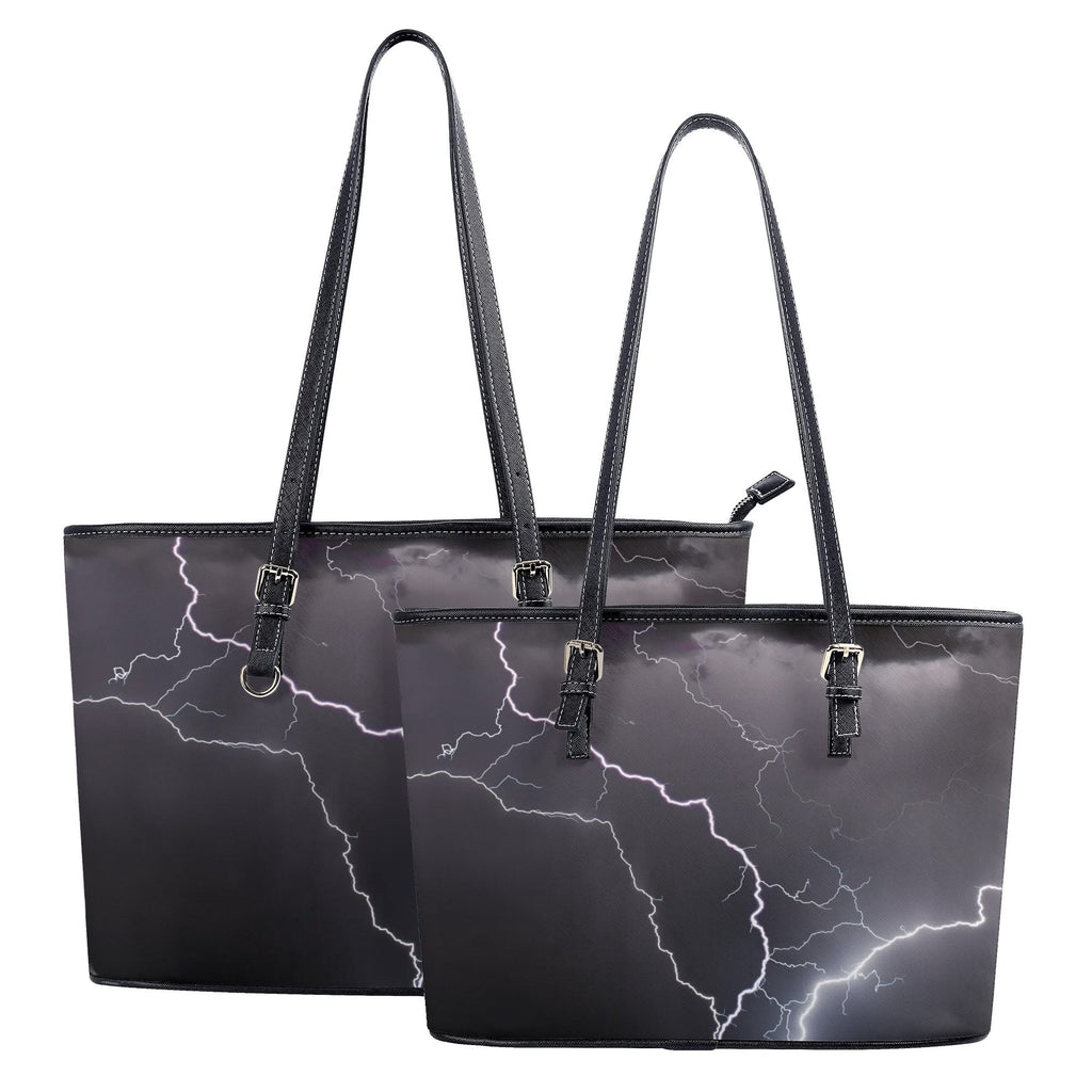 Lightning Crashes Tote Bag - Offbeat Sweetie