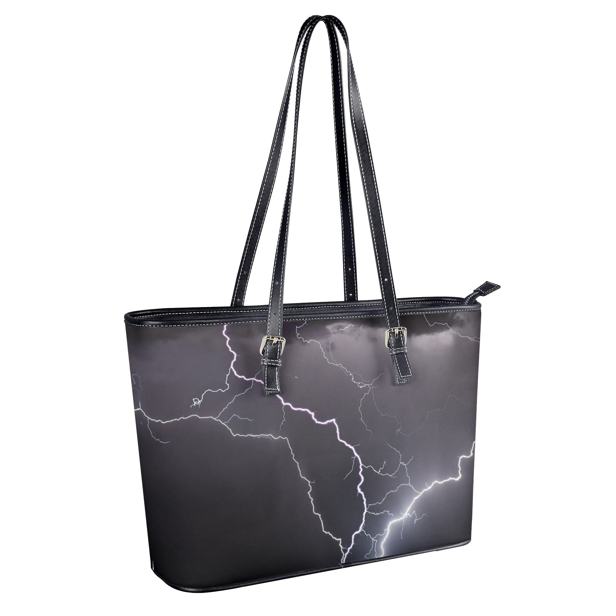 Lightning Crashes Tote Bag - Offbeat Sweetie
