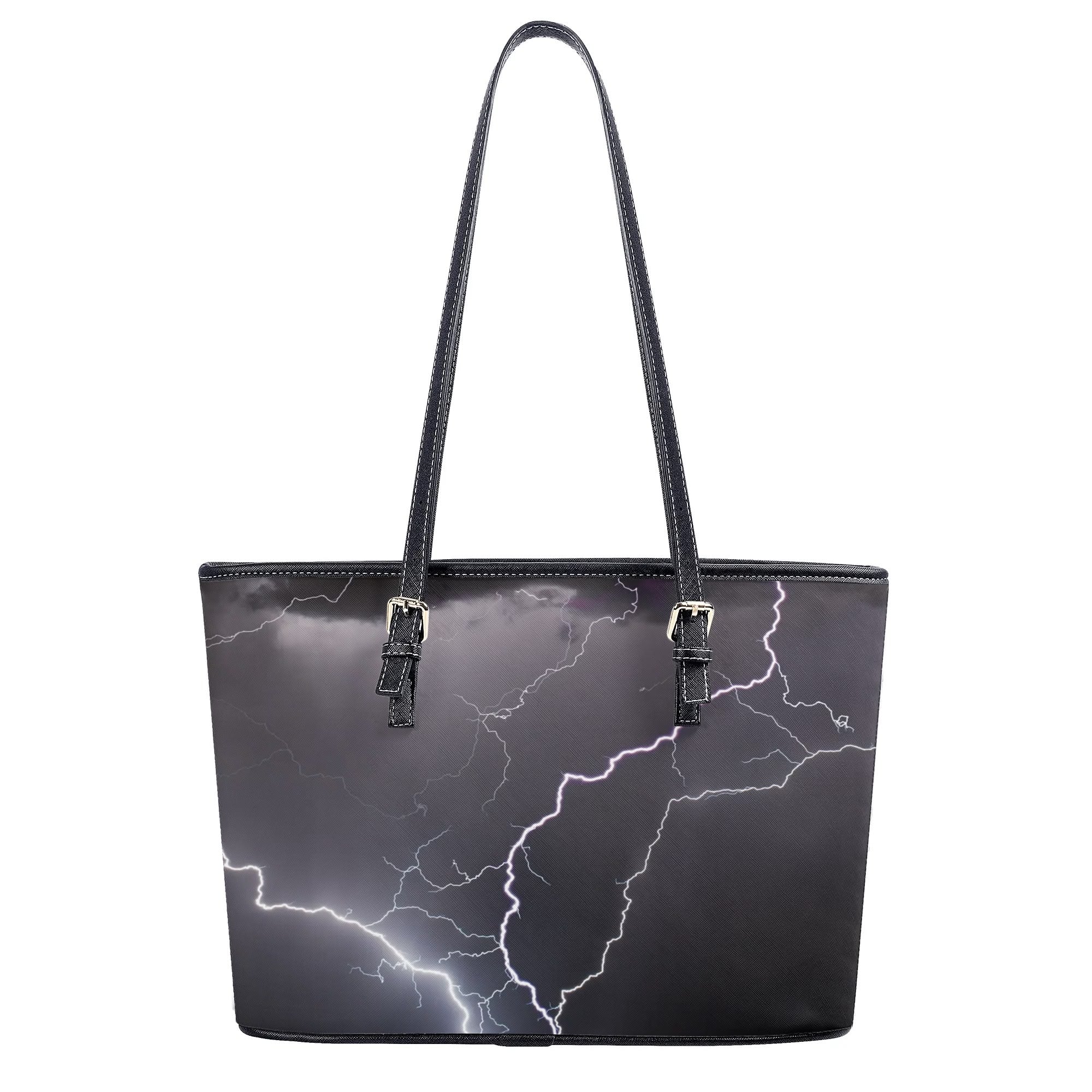 Lightning Crashes Tote Bag - Offbeat Sweetie