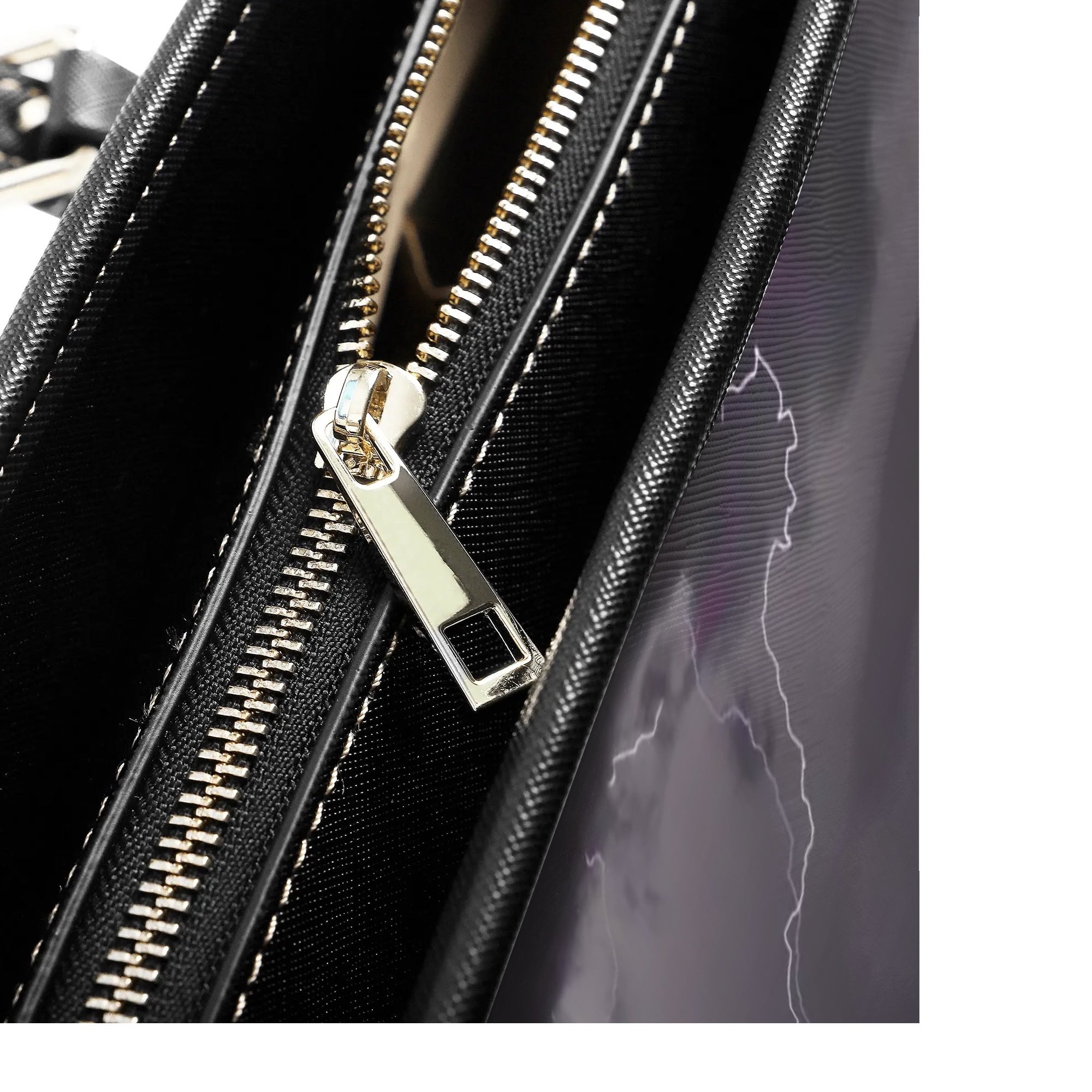 Lightning Crashes Tote Bag - Offbeat Sweetie