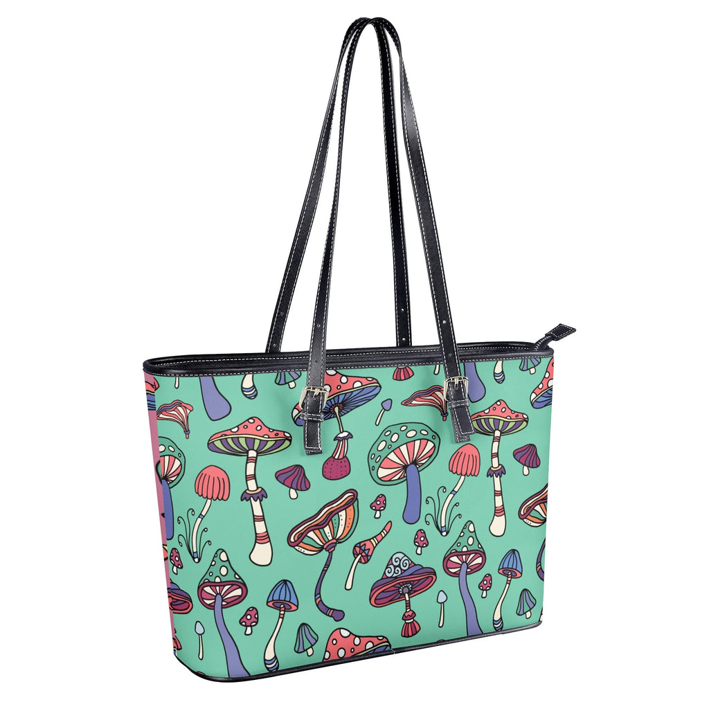 Mismatched Mushrooms Tote Bag - Offbeat Sweetie