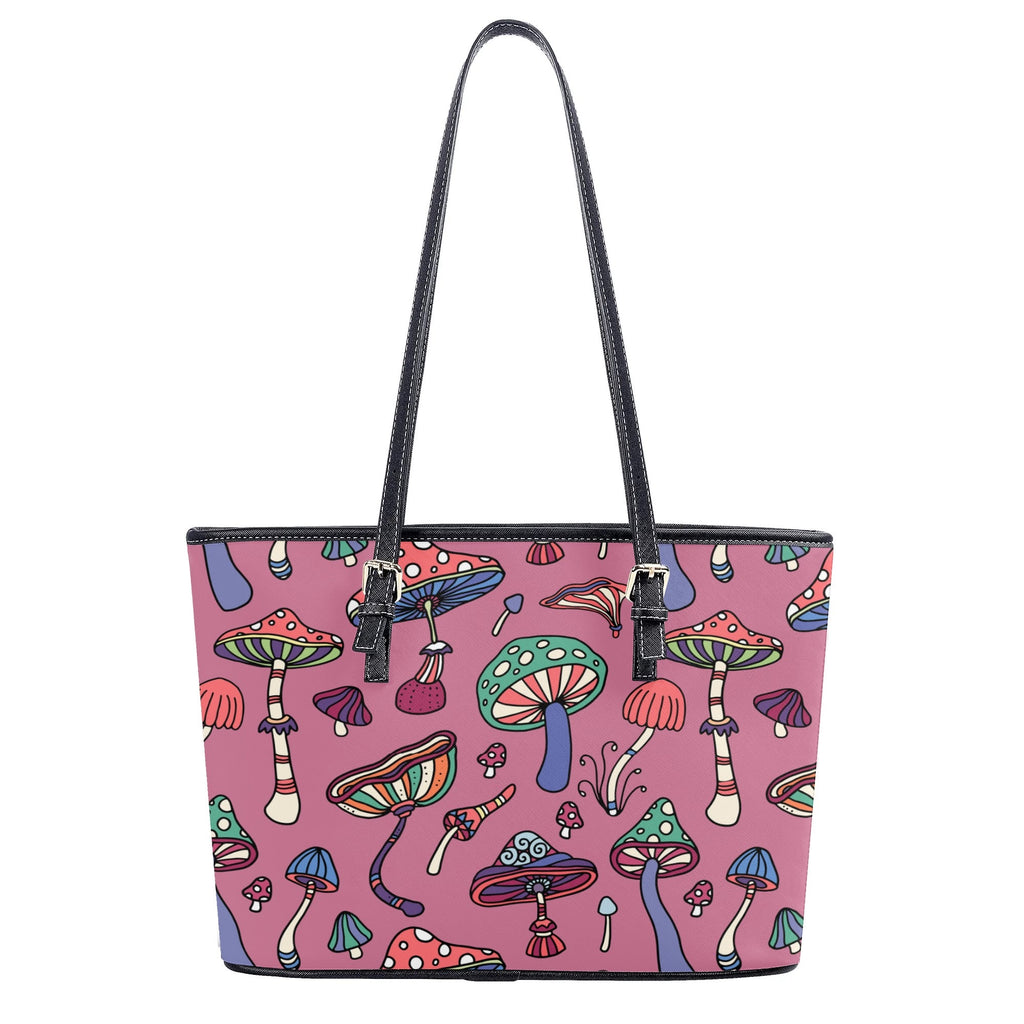 Mismatched Mushrooms Tote Bag - Offbeat Sweetie