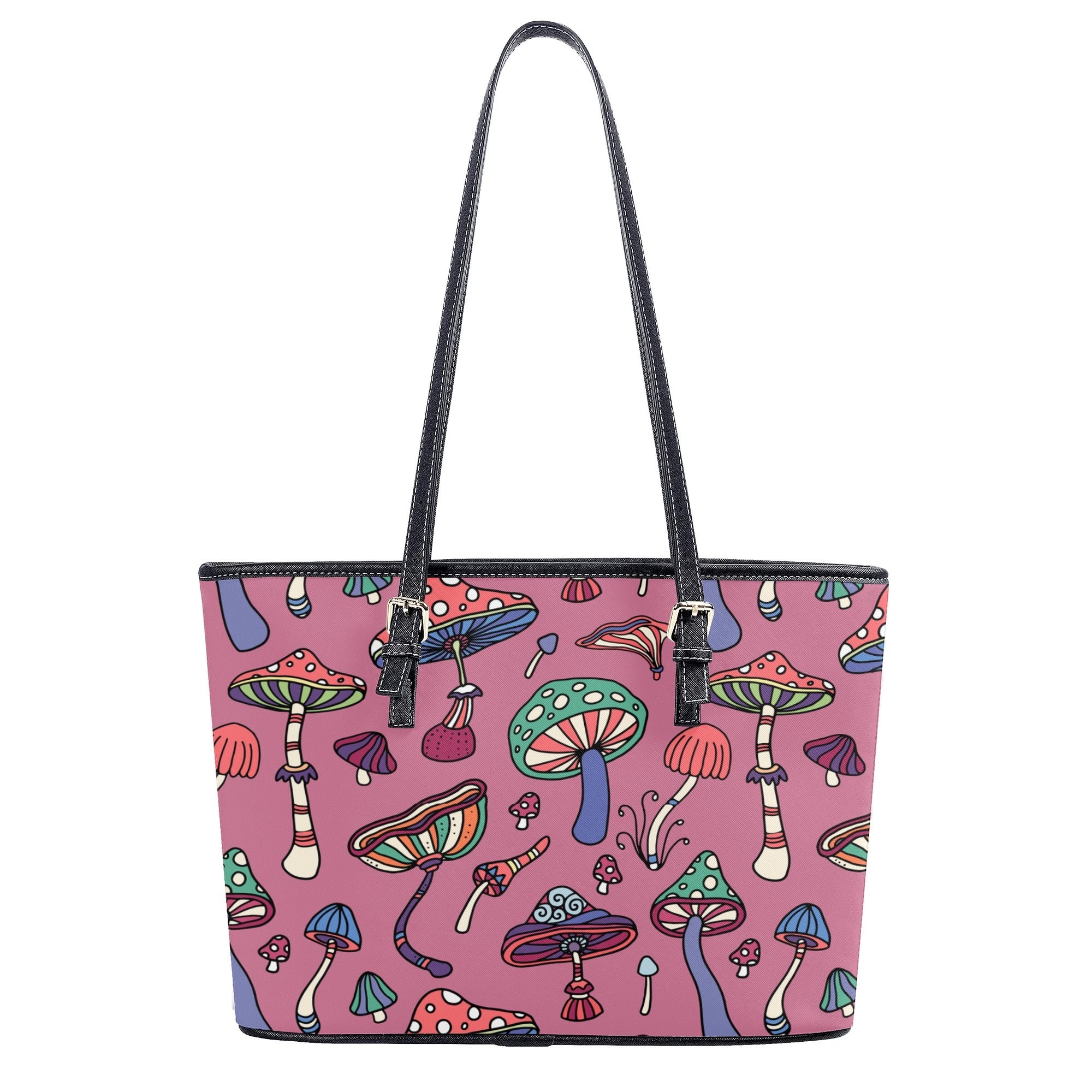 Mismatched Mushrooms Tote Bag - Offbeat Sweetie
