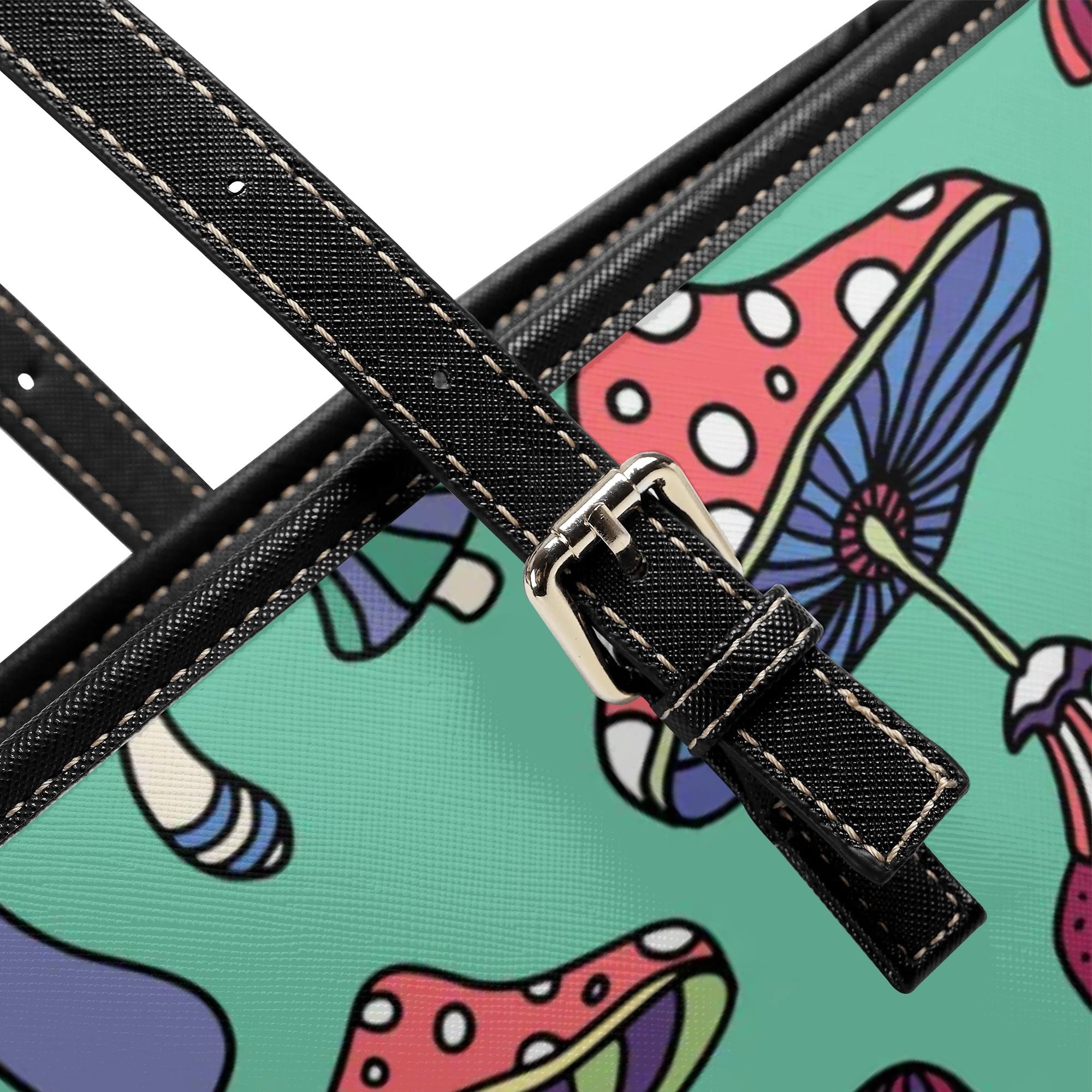 Mismatched Mushrooms Tote Bag - Offbeat Sweetie