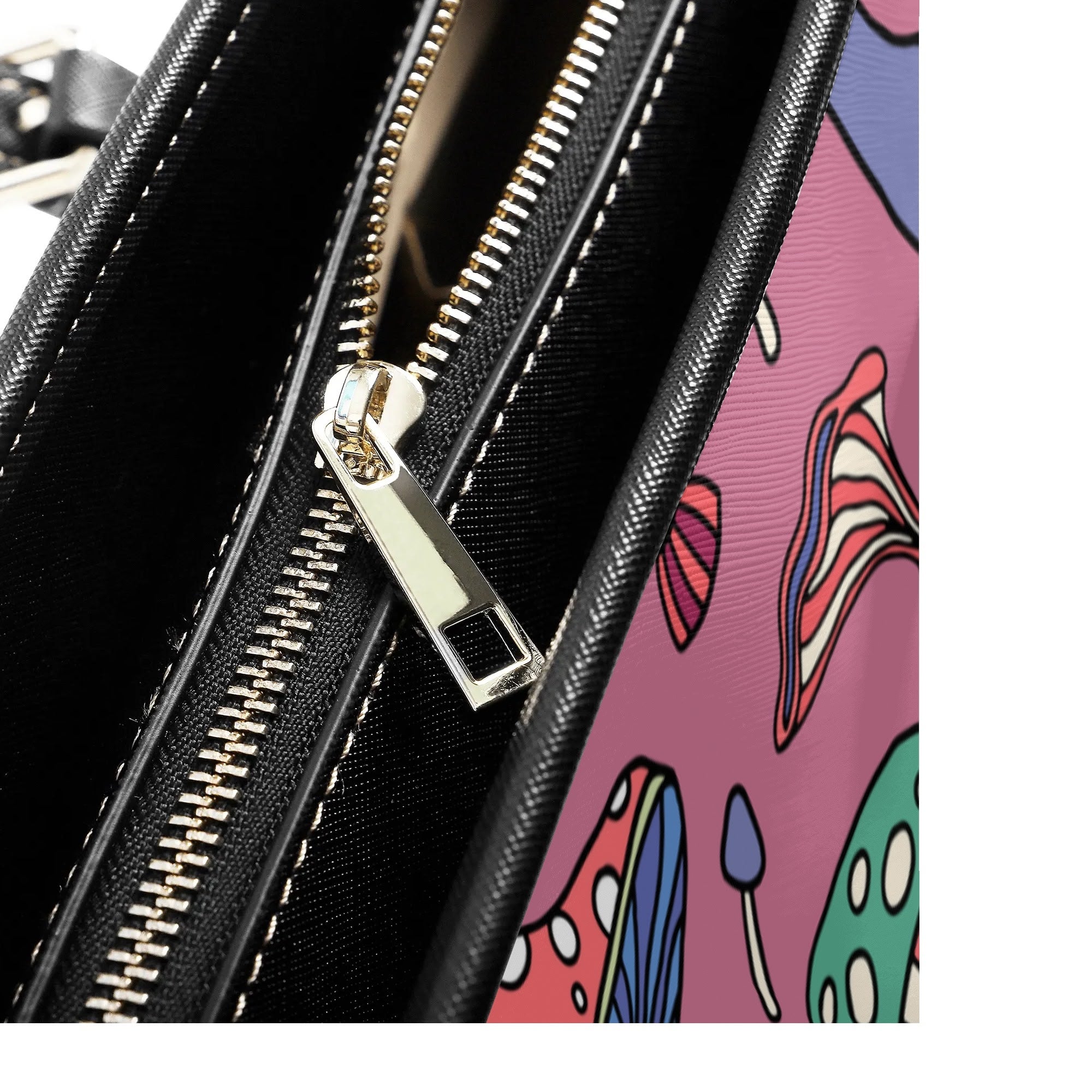 Mismatched Mushrooms Tote Bag - Offbeat Sweetie