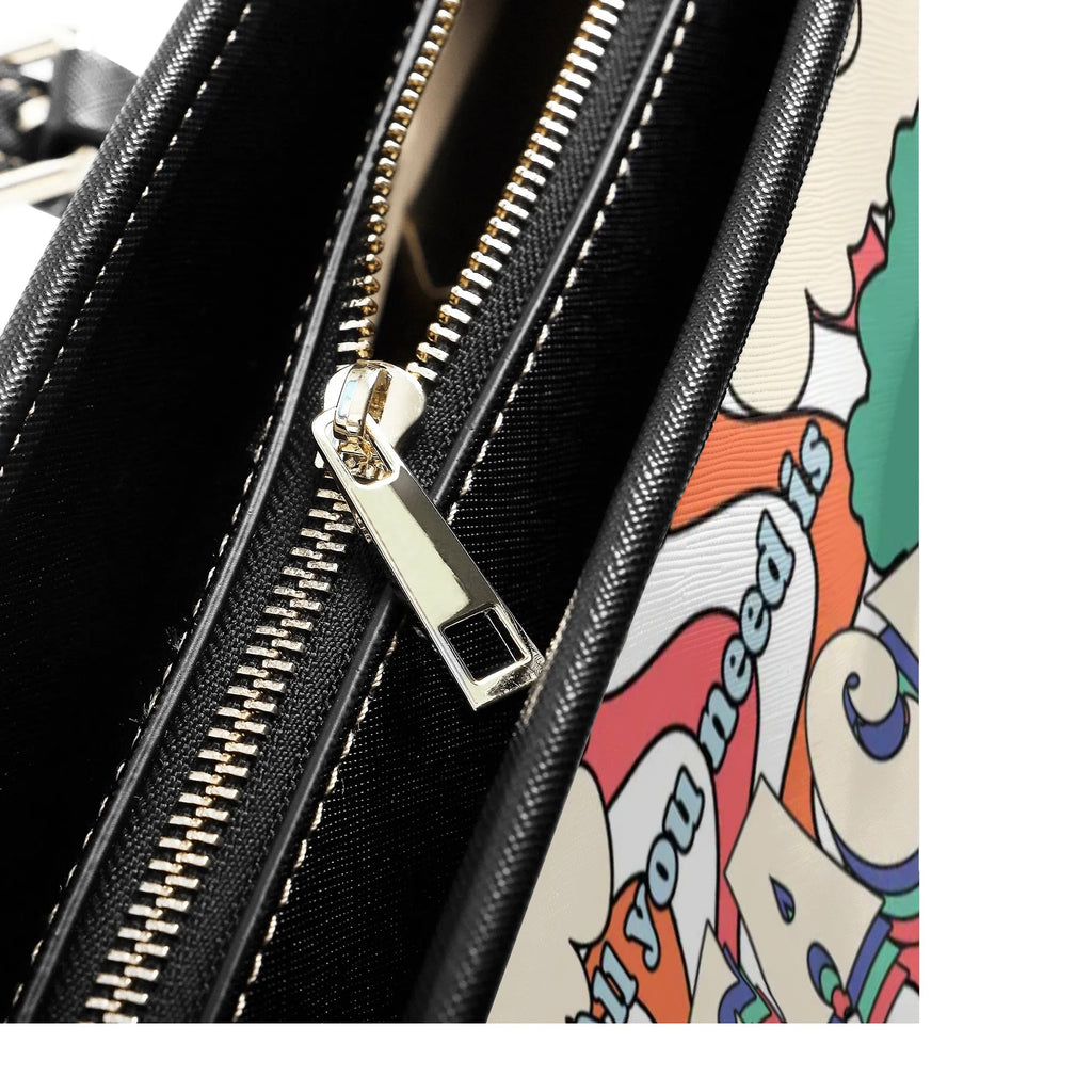 Peace And Love Tote Bag - Offbeat Sweetie