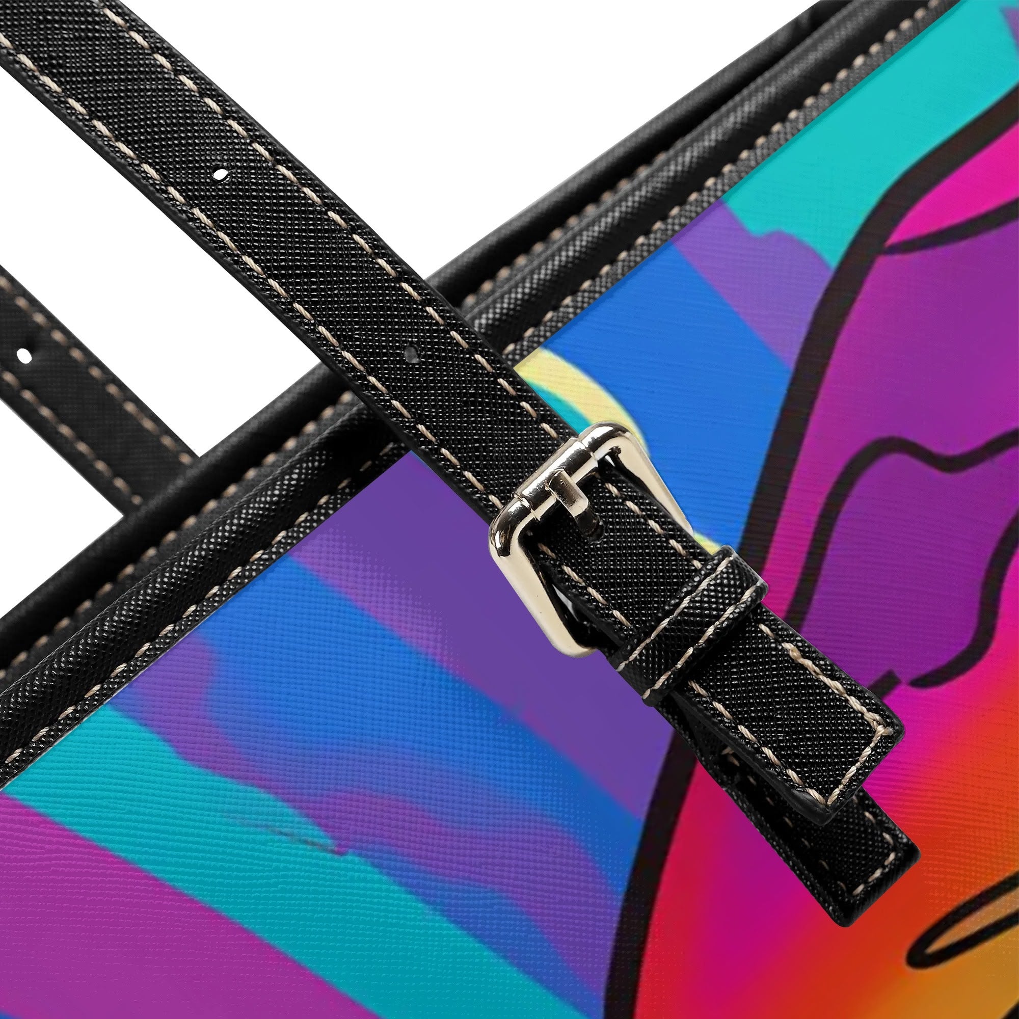 Psychedelic Mushies Tote Bag - Offbeat Sweetie