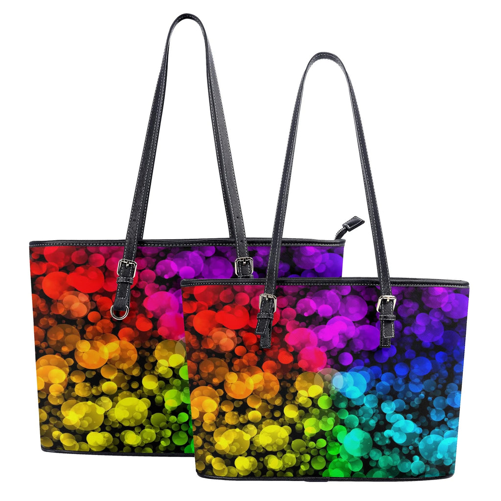 Rainbow Bubbles Tote Bag - Offbeat Sweetie