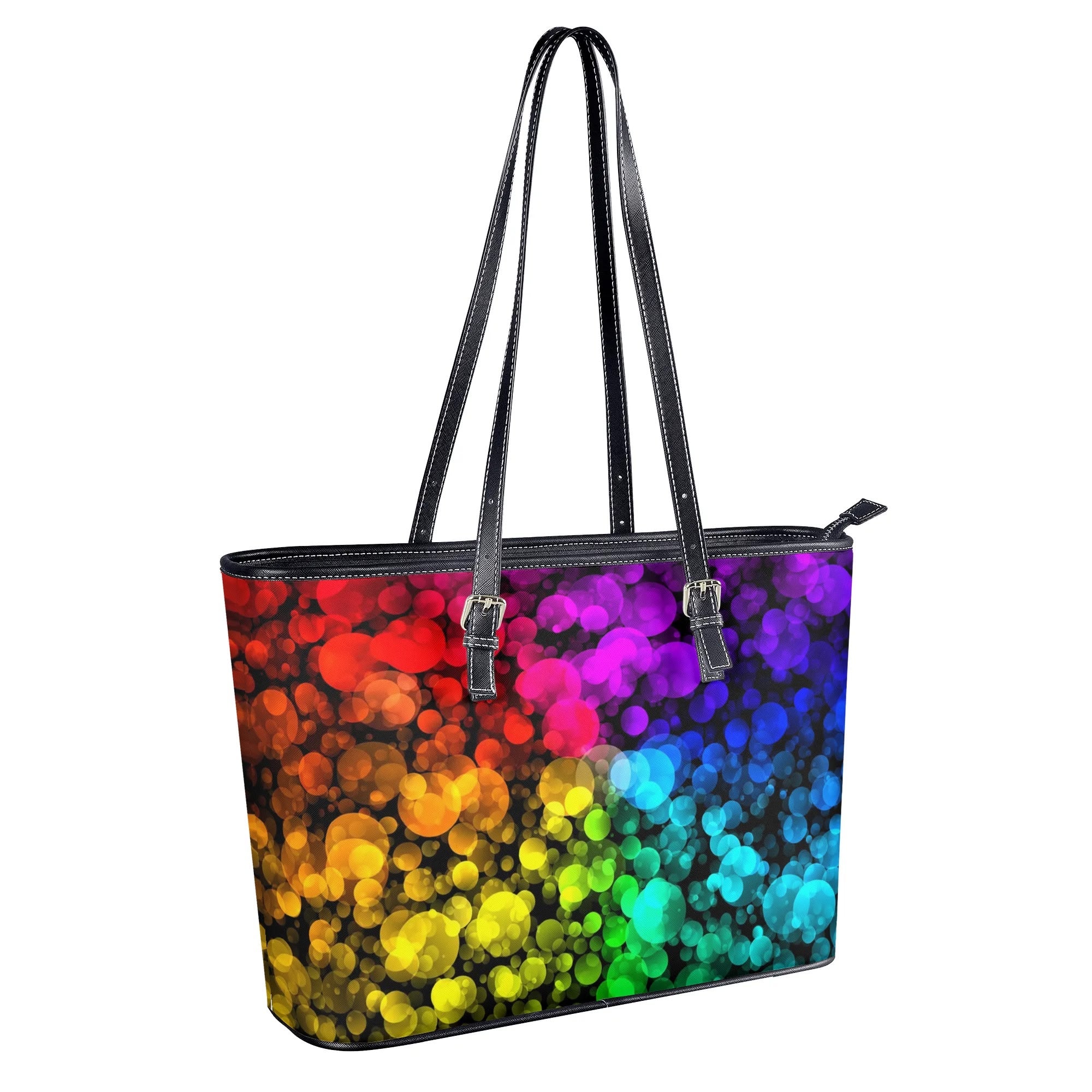 Rainbow Bubbles Tote Bag - Offbeat Sweetie