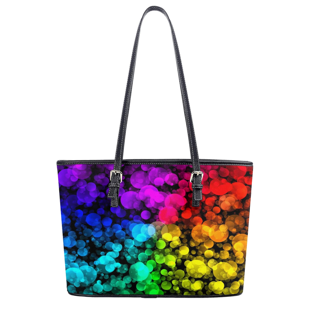 Rainbow Bubbles Tote Bag - Offbeat Sweetie