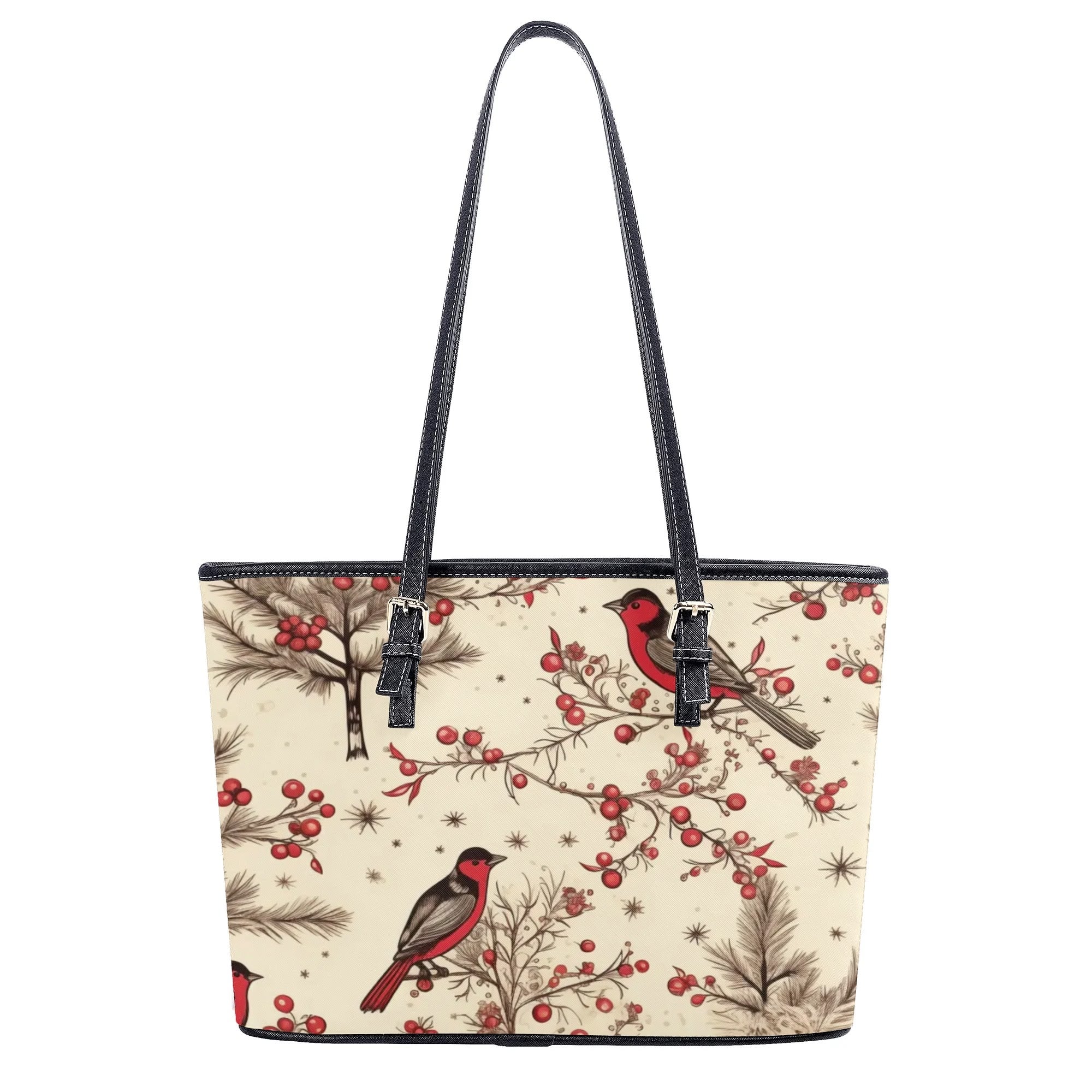 Christmas Birds Tote Bag - Offbeat Sweetie