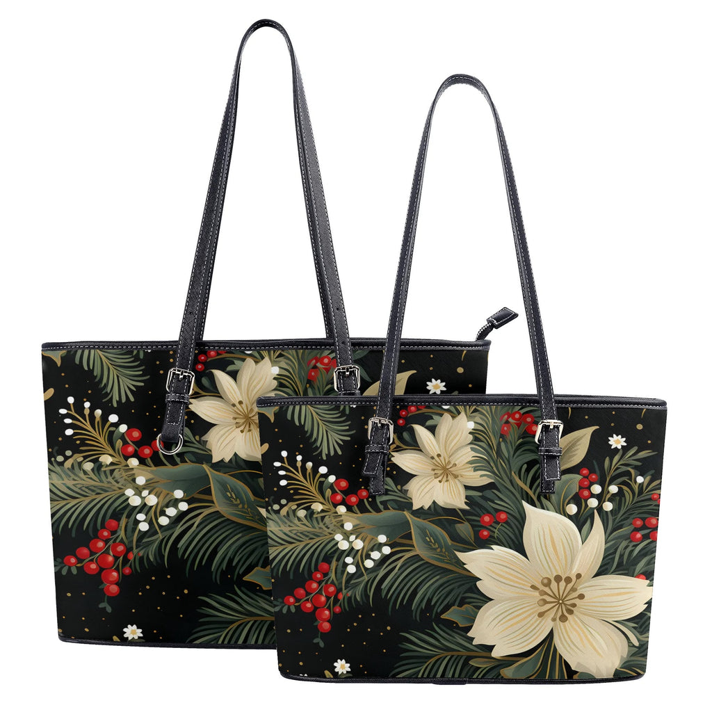Christmas Flora Tote Bag - Offbeat Sweetie