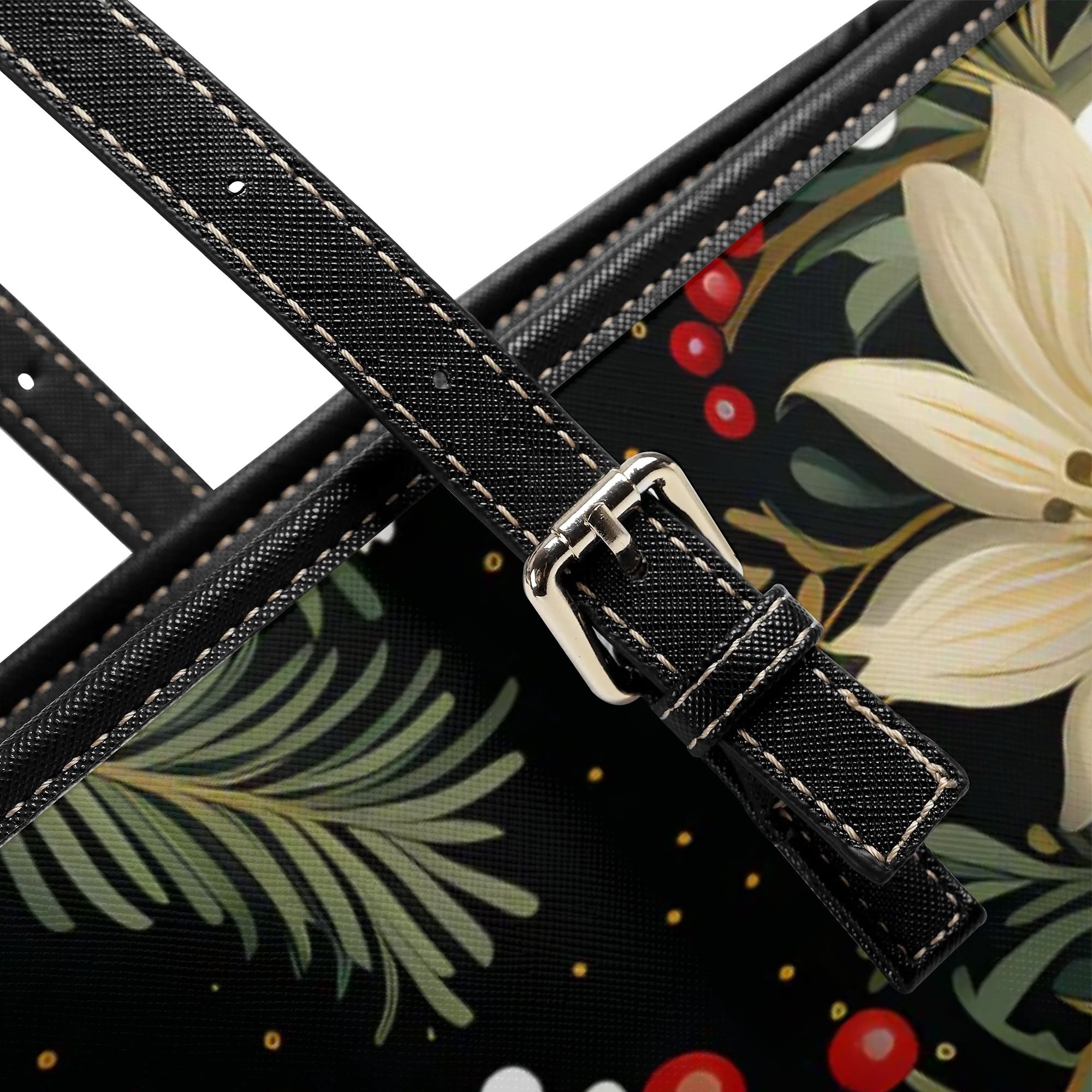 Christmas Flora Tote Bag - Offbeat Sweetie