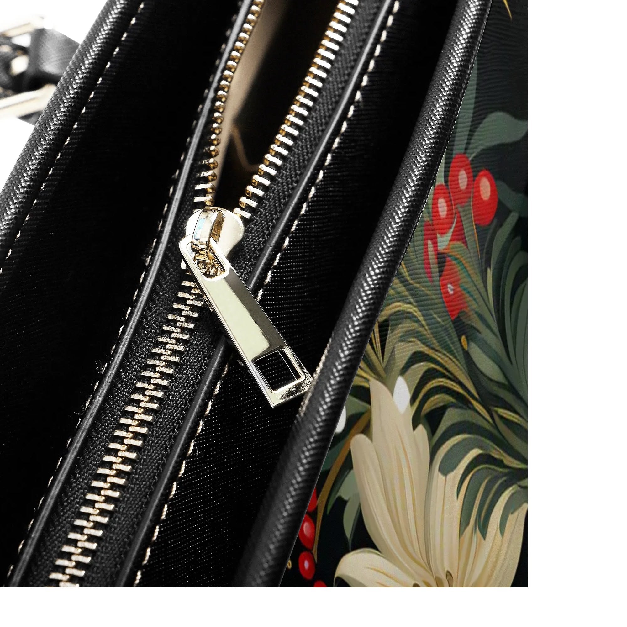 Christmas Flora Tote Bag - Offbeat Sweetie