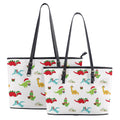 Dino Christmas Tote Bag - Offbeat Sweetie