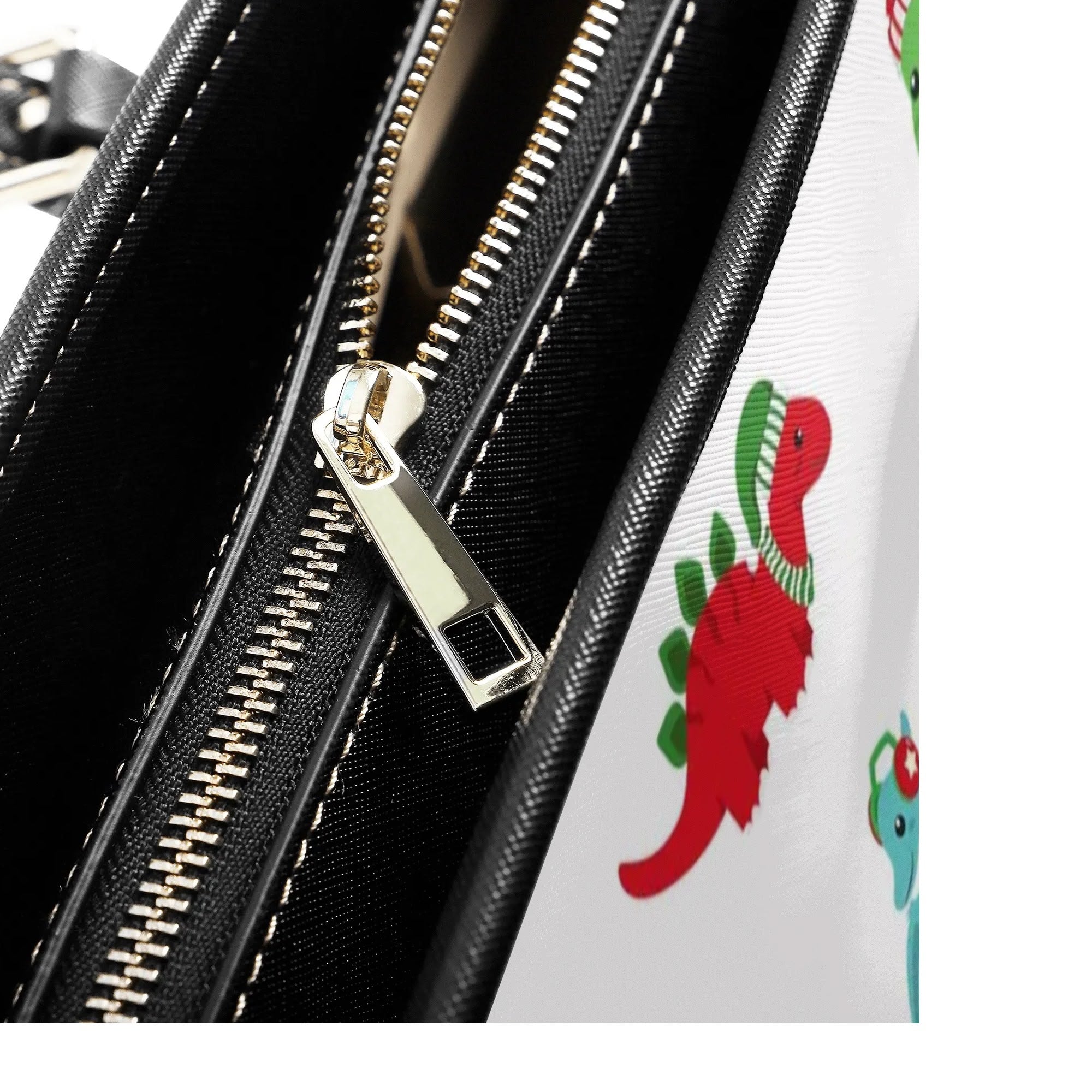 Dino Christmas Tote Bag - Offbeat Sweetie