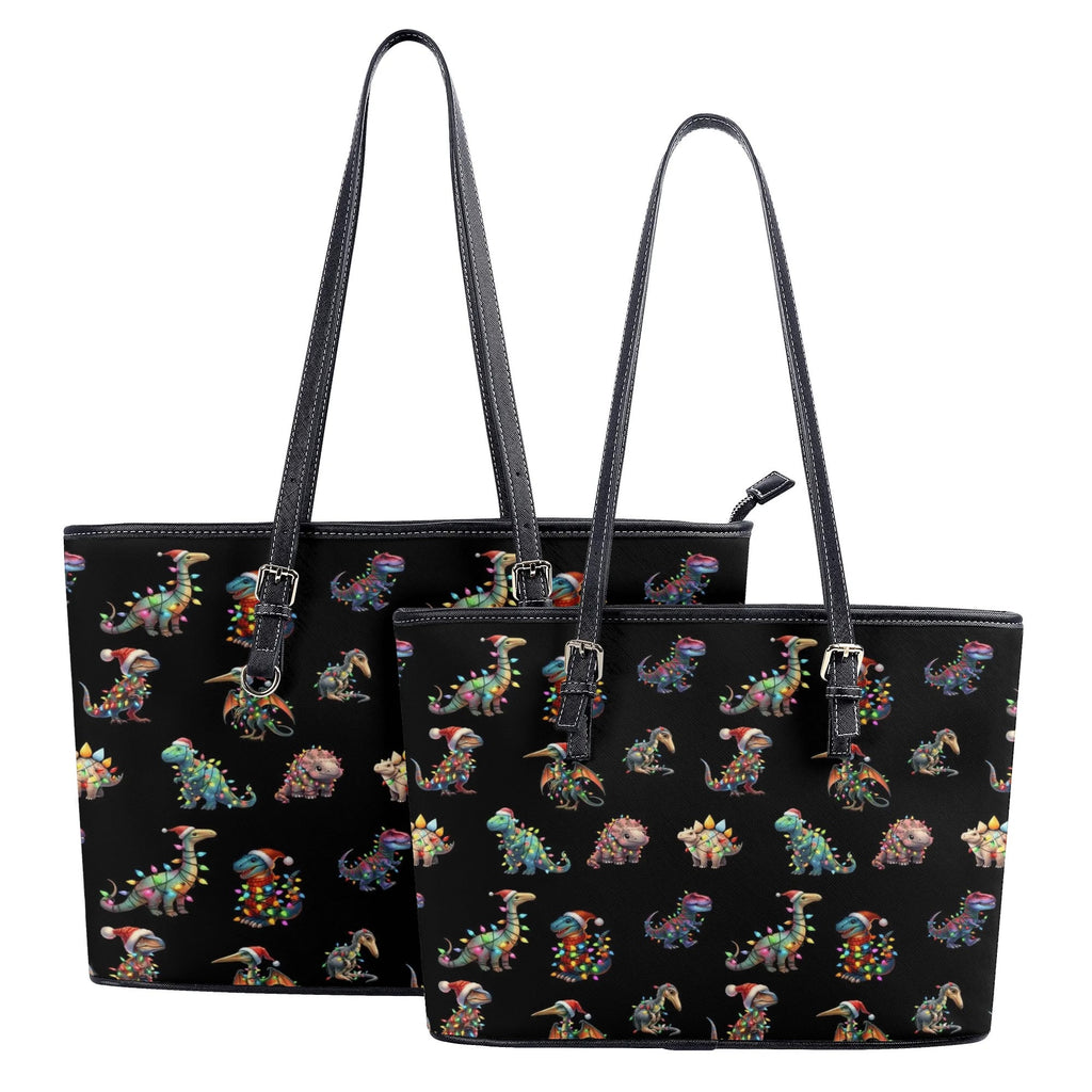 Dinos In Lights Tote Bag - Offbeat Sweetie