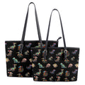 Dinos In Lights Tote Bag - Offbeat Sweetie