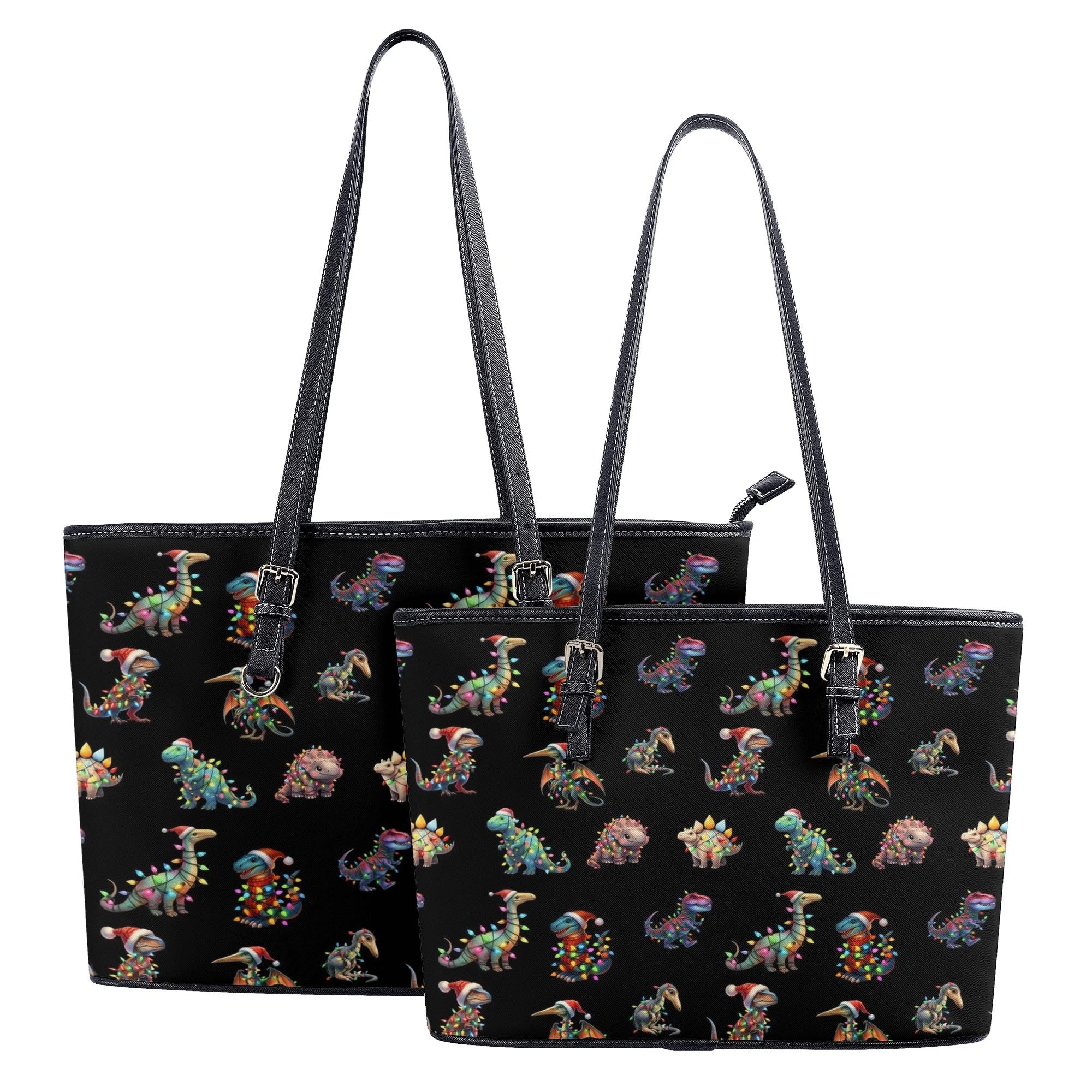 Dinos In Lights Tote Bag - Offbeat Sweetie