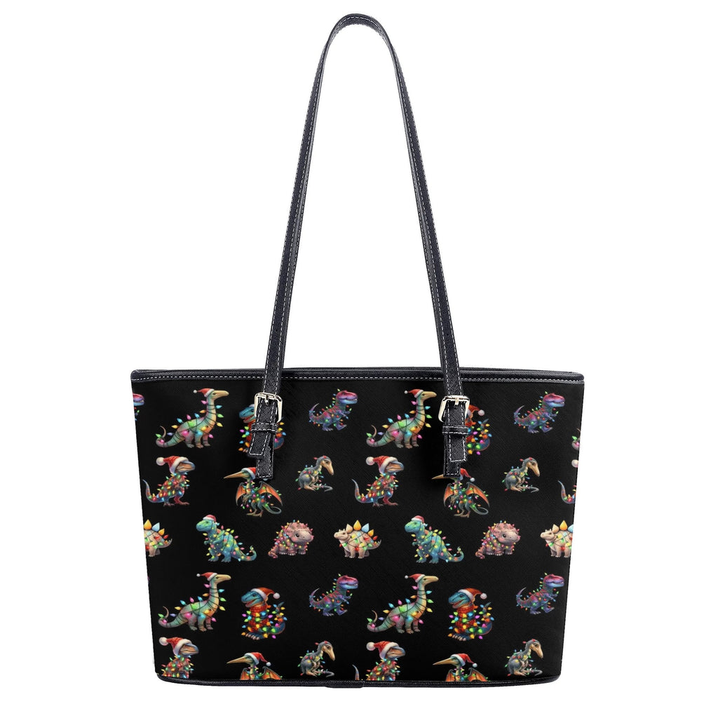 Dinos In Lights Tote Bag - Offbeat Sweetie