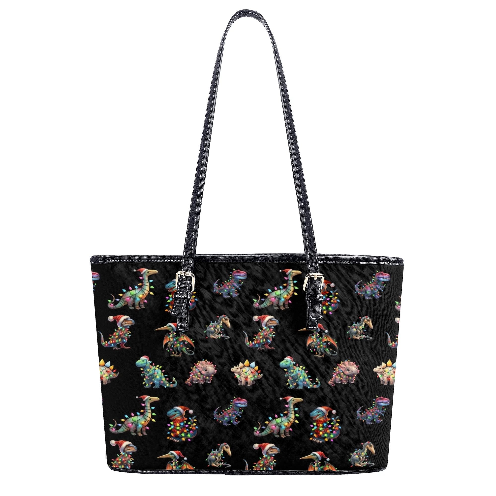 Dinos In Lights Tote Bag - Offbeat Sweetie