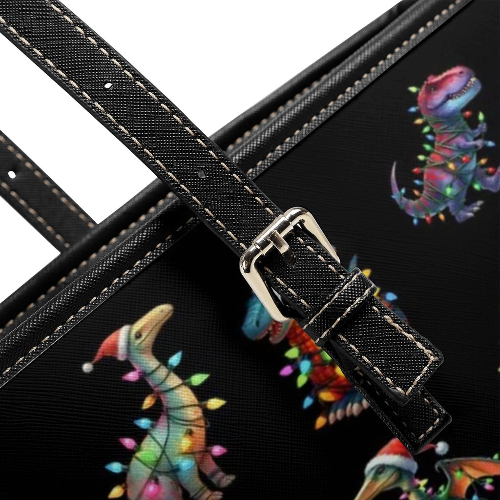 Dinos In Lights Tote Bag - Offbeat Sweetie