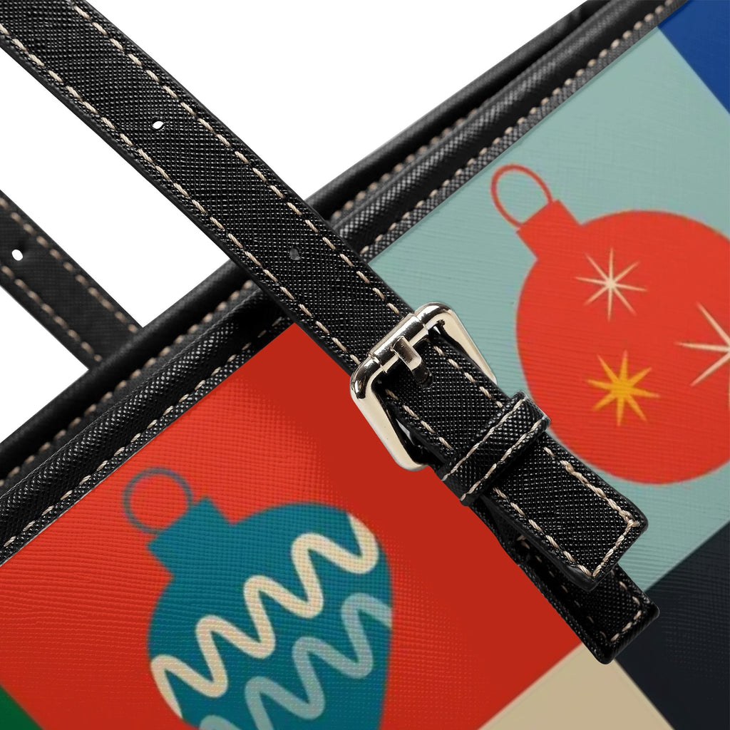 Retro Xmas Baubles Tote Bag - Offbeat Sweetie