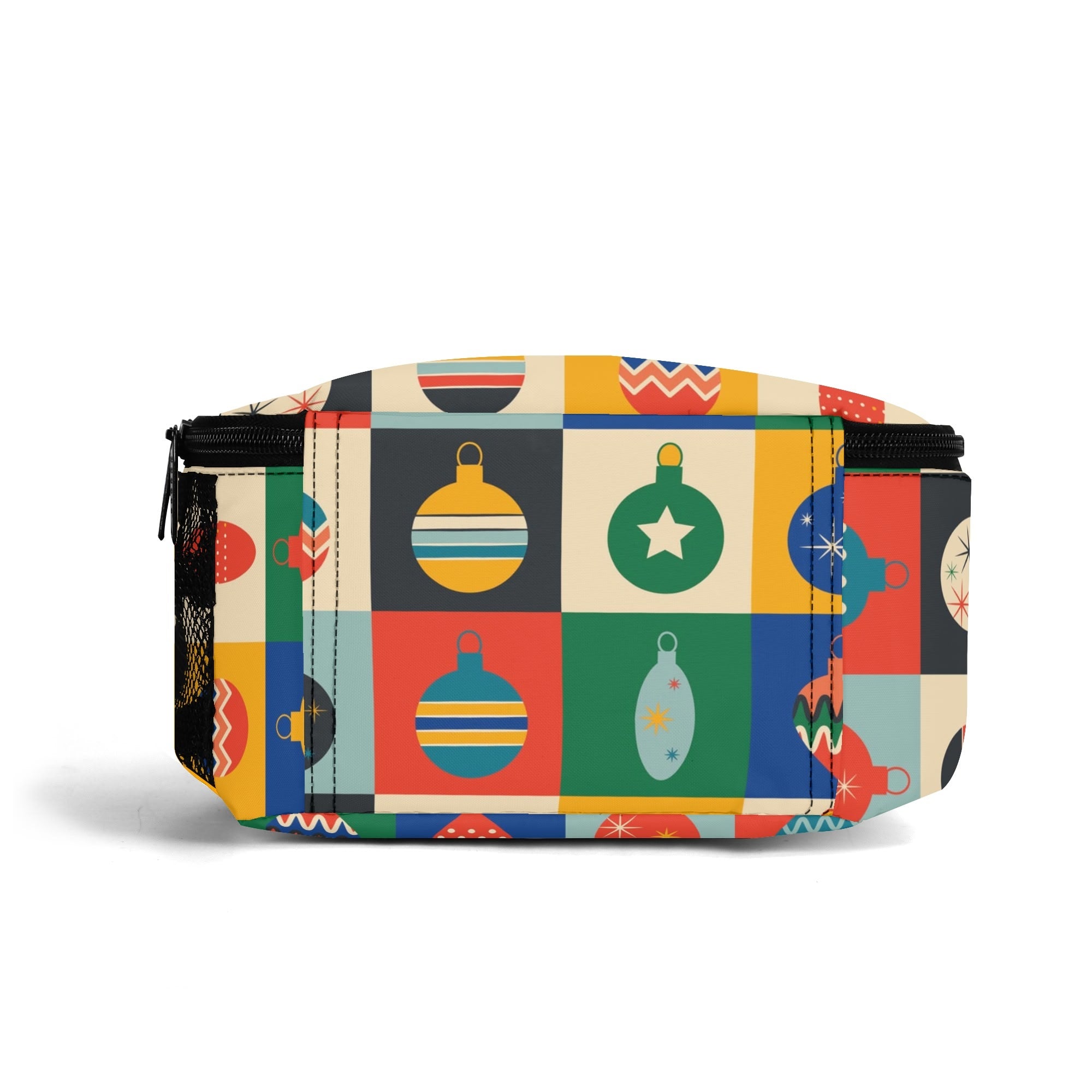 Retro Xmas Insulated Lunch Bag - Offbeat Sweetie