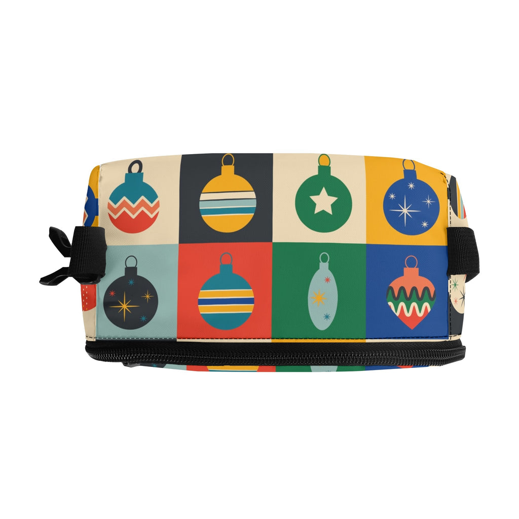 Retro Xmas Insulated Lunch Bag - Offbeat Sweetie